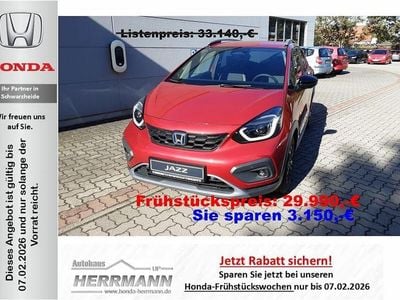 Gebraucht Honda Jazz Advance 107 PS (78 kW) 2025 Premium crystal red metallic Kleinwagen