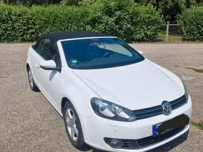 Gebraucht VW Golf Cabriolet 160 PS (117 kW) 2011 Weiß Cabrio