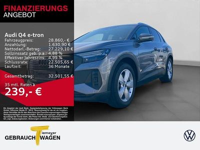 Gebraucht Audi Q4 e-tron Comfort 150 kW (204 PS) 2023 Grau SUV