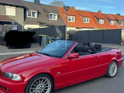 Gebraucht BMW 320 Cabriolet Sport Line 170 PS (125 kW) 2001 Rot Cabrio