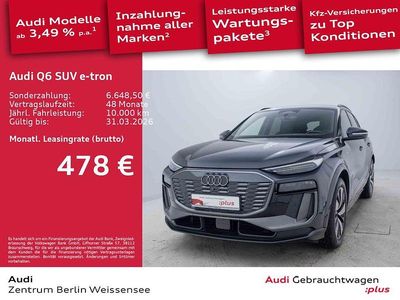Manhattangrau metallic Gebraucht 2024 Audi Q6 e-tron S-Line SUV | 65.985 € (Fairer Preis)
