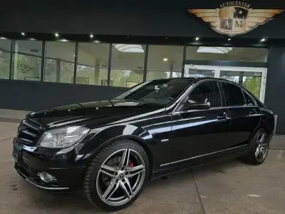 Brugt Mercedes C230 204 HK (150 kW) 2008 Sort Sedan