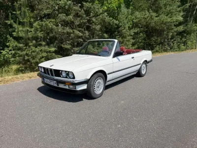 Gebraucht BMW 325 Cabriolet Sport Line 170 PS (125 kW) 1986 Weiß Cabrio