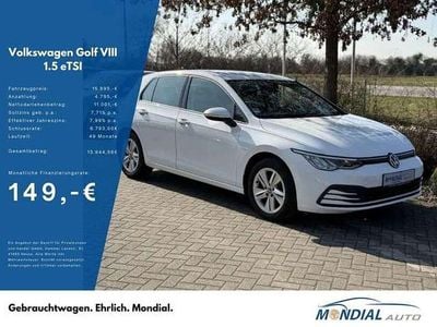 Gebraucht VW Golf VII Life 150 PS (110 kW) 2020 Pure white Limousine