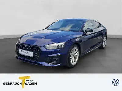 Gebraucht Audi A5 Sportback S-Line 163 PS (119 kW) 2022 Blau Kleinwagen