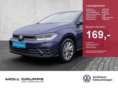Gebraucht VW Polo Style 95 PS (69 kW) 2022 Vibrant violet (metallic) Kleinwagen