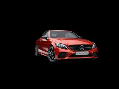 Gebraucht Mercedes C200 AMG line Plus 184 PS (135 kW) 2023 Rot Cabrio