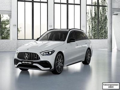 Gebraucht Mercedes C43 AMG 408 PS (300 kW) 2024 Manufaktur lack manufaktur opalithweiß b Kombi