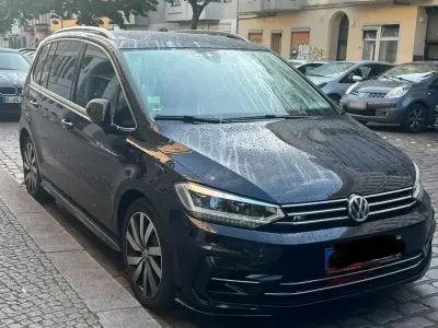 Gebraucht VW Touran R-line 190 PS (139 kW) 2017 Schwarz Van / Kleinbus