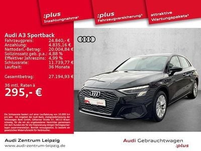 Gebraucht Audi A3 Sportback e-tron Ambiente 204 PS (150 kW) 2023 Brillantschwarz Kleinwagen