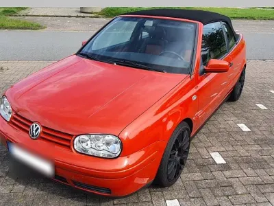 Gebraucht VW Golf Cabriolet Conceptline 116 PS (85 kW) 1999 Orange Cabrio