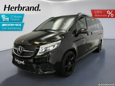 Gebraucht Mercedes V300 AMG 237 PS (174 kW) 2022 Obsidianschwarz metallic Van / Kleinbus