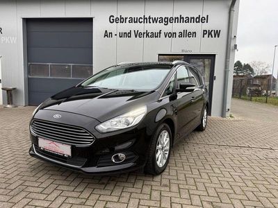 Schwarz Gebraucht 2017 Ford S-MAX Titanium Van / Kleinbus | 13.950 € (Fairer Preis)