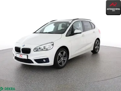 Gebraucht BMW 218 Active Tourer Sport Line 136 PS (100 kW) 2014 Weiß Van / Kleinbus