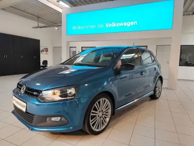 Usata VW Polo BlueGT 140 CV (102 kW) 2013 Blu Utilitaria
