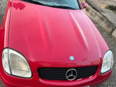 Usata Mercedes SLK200 136 CV (100 kW) 1997 Rosso Cabrio
