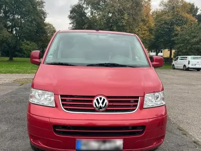 Usata VW T5 174 CV (127 kW) 2009 Rosso Furgone