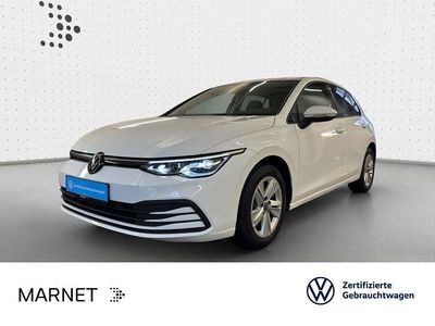 Gebraucht VW Golf VIII Life 131 PS (96 kW) 2023 Weiß Limousine