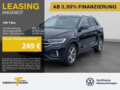 Second-hand VW T-Roc R-line 110 CP (80 kW) 2023 Negru SUV
