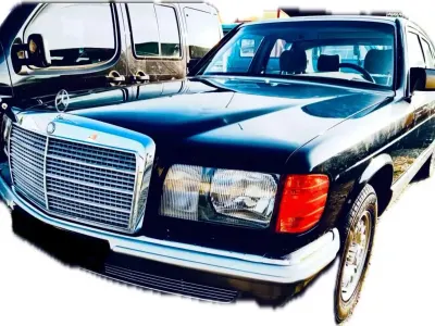 Używany Mercedes S300 1985 Niebieski Sedan/Limuzyna