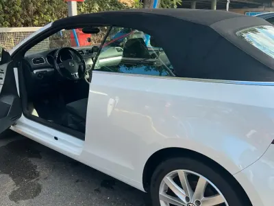 Brugt VW Golf Cabriolet 105 HK (77 kW) 2012 Hvid Cabriolet