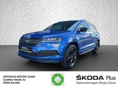 Gebraucht Skoda Karoq SportLine 190 PS (139 kW) 2020 Raceblau metallic SUV