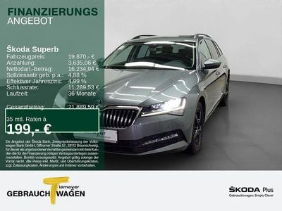 Grau Gebraucht 2022 Skoda Superb Kombi | 19.870 € (Superpreis)