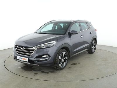Grau Gebraucht 2016 Hyundai Tucson Premium SUV | 18.630 € (Etwas zu teuer)