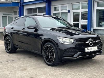 Schwarz Gebraucht 2022 Mercedes GLC220 AMG Coupé | 47.900 € (Etwas zu teuer)