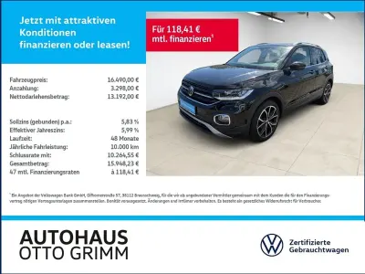 Gebraucht VW T-Cross Style 116 PS (85 kW) 2019 Schwarz SUV