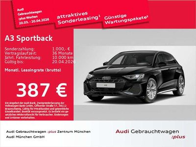 Gebraucht Audi A3 S-Line 150 PS (110 kW) 2025 Mythosschwarz metallic Limousine