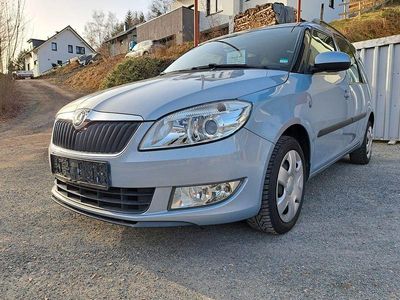 Gebraucht Skoda Roomster Style 69 PS (50 kW) 2010 Blau Van / Kleinbus