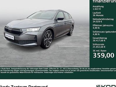 Neu Skoda Octavia SportLine 150 PS (110 kW) 2025 Schwarz Kombi