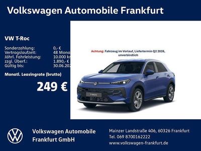 Nouă VW T-Roc Style 116 CP (85 kW) 2026 Albastru SUV