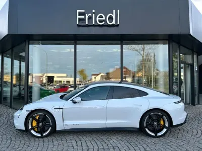 Gebraucht Porsche Taycan Turbo 500 kW (680 PS) 2020 Weiß Limousine