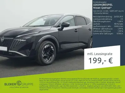 Ny Nissan Qashqai N-Connecta 140 HK (102 kW) 2026 Sort SUV
