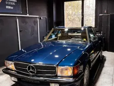 Occasion Mercedes SL300 188 ch (138 kW) 1986 Bleue Cabriolet