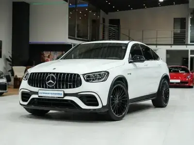 Brugt Mercedes GLC63 AMG AMG 476 HK (350 kW) 2022 Hvid Coupe
