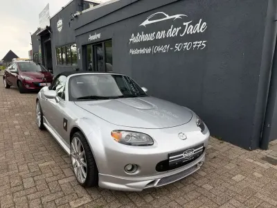 Gebraucht Mazda MX5 Emotion 126 PS (92 kW) 2007 Satinsilber metallic Cabrio