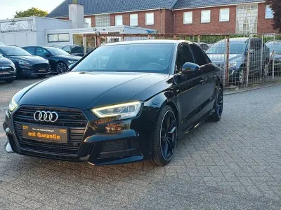 Brugt Audi A3 S-Line 150 HK (110 kW) 2019 Sort Sedan