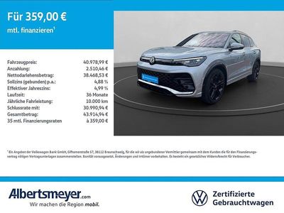Gebraucht VW Tiguan R-line 150 PS (110 kW) 2024 Silber SUV