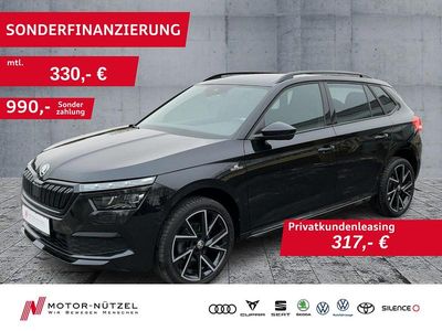 Gebraucht Skoda Kamiq Monte Carlo 150 PS (110 kW) 2022 Schwarzmagic perleffekt SUV