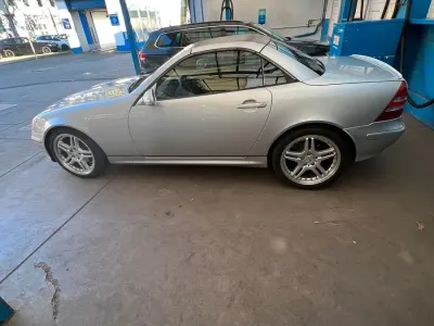 Gebraucht Mercedes SLK200 163 PS (119 kW) 2001 Silber Cabrio