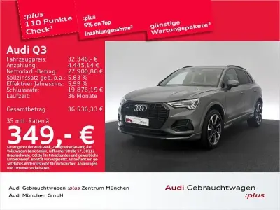 Gebraucht Audi Q3 Advanced 190 PS (139 kW) 2023 Chronosgrau metallic SUV
