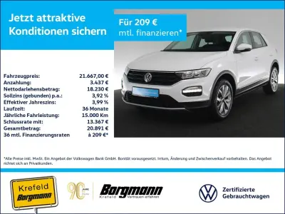 Gebraucht VW T-Roc Style 150 PS (110 kW) 2022 Weiss / pure white SUV