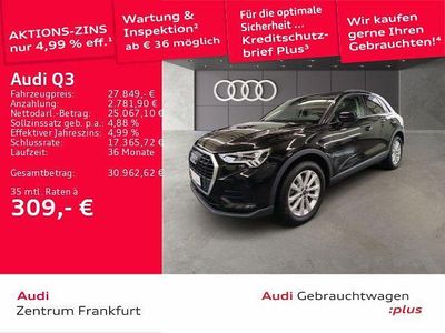 Schwarz Gebraucht 2022 Audi Q3 SUV | 27.849 € (Guter Preis)