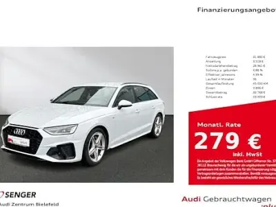 Second-hand Audi A4 S-Line 204 CP (150 kW) 2023 Alb Break