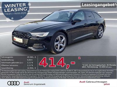 Mythosschwarz metallic Gebraucht 2025 Audi A6 Advanced Kombi | 48.980 € (Superpreis)