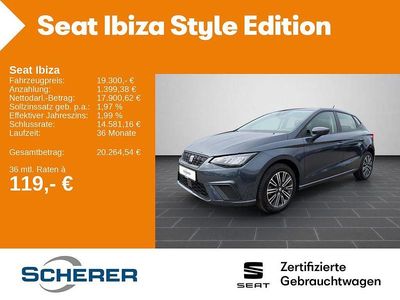 Gebraucht Seat Ibiza Style 116 PS (85 kW) 2024 Grau Kleinwagen
