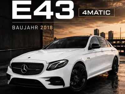 Gebraucht Mercedes E43 AMG AMG 401 PS (294 kW) 2018 Weiß Limousine
